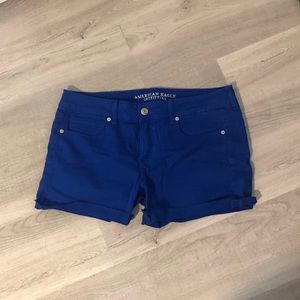 American Eagle Cobalt Blue Jean Shorts